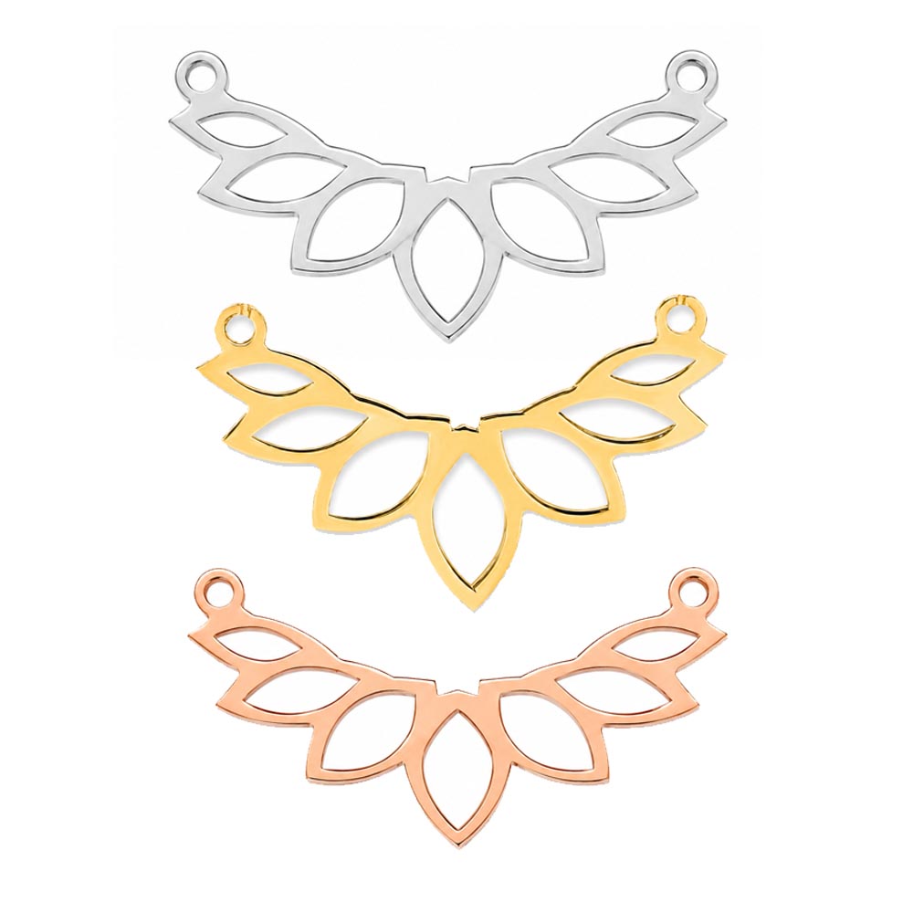Lotus Necklace • Gold Lotus Flower Necklace